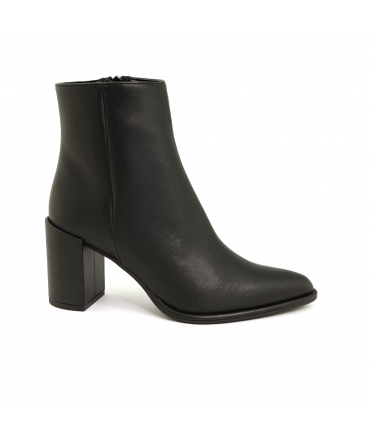 VSI NIAS Ökologische texanische Stiefeletten mit schwarzem Maisabsatz, vegane Schuhe, hergestellt in Italien
