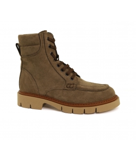 VSI DAFNE Scarponcino ingegnere marrone vegan scarpe Made in Italy