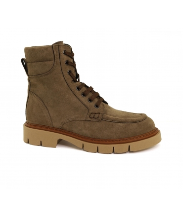 VSI DAFNE Brown Engineer Boot Chaussures végétaliennes Fabriquées en Italie