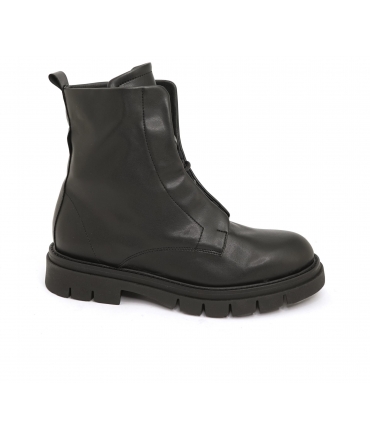 VSI AXEL Weiche schwarze vegane Amphibien 4 Schlaufen Mais wasserdichte Schnürsenkel vegane Schuhe Hergestellt in Italien