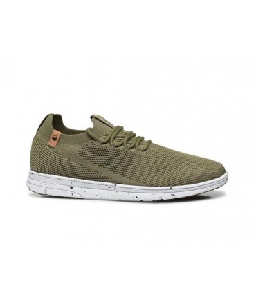 SAOLA Tsavo men's green sock summer sneakers recycled light vegan shoes