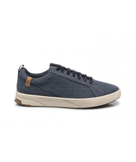SAOLA Cannon Canvas 2.0 sneakers cotone estive uomo riciclate blu scarpe vegane