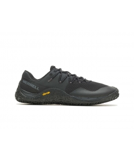 MERRELL TRAIL GLOVE 7 Zapatillas veganas para hombre, color negro, suela Vibram para running