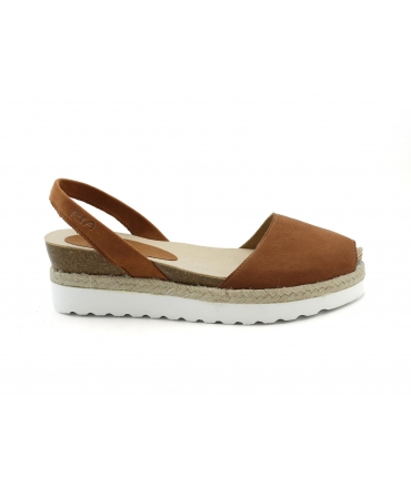 RIA Schuhe Frau Sandalen Menorcan Plattform Seil vegane Schuhe