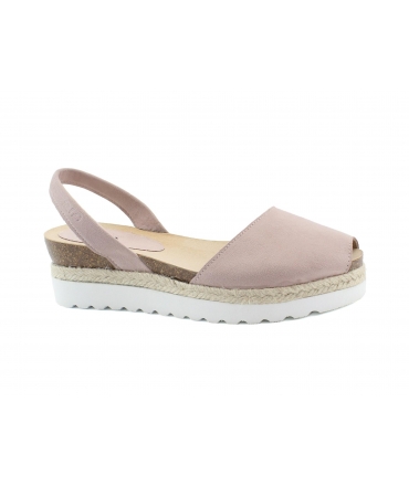 RIA chaussures femme sandales menorcan plateforme corde vegan chaussures