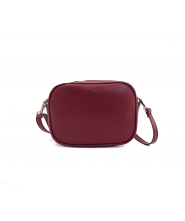 VSI MEI Small vegan bag burgundy apple removable shoulder strap clutch made in Italy