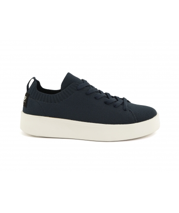 ECOALF Elioalf vegan sneakers blu platform calzino lacci riciclate traspiranti