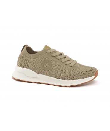 ECOALF Prince baskets végétaliennes en tricot femmes beige chaussures végétaliennes respirantes