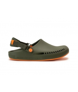 ECOALF Javaalf Clogs Herren recycelte Khaki ökologische Clogs vegane Schuhe