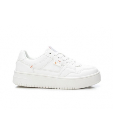REFRESH Weisse vegane Sneaker, vegane Plateauschuhe für Damen