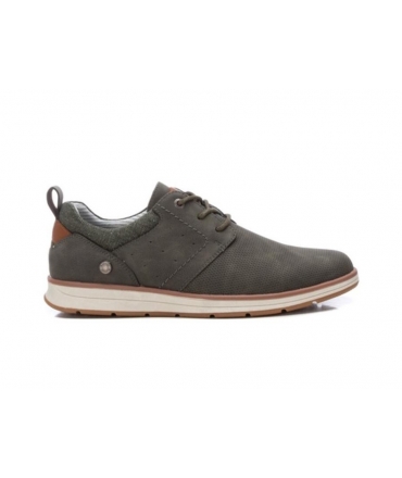 REFRESH Chaussures basses végétaliennes pour hommes, vertes, lacets de sport décontractés