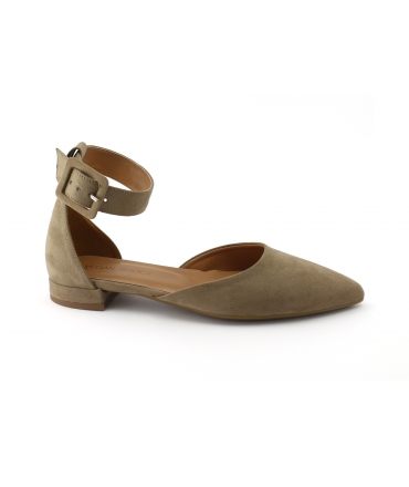 VSI JUNE Zapatos de mujer Bailarinas punta estrecha correa vegana Made in Italy