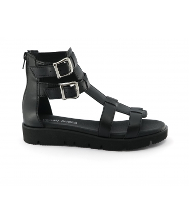 VSI ZAIRA Zapatos Mujer Biopolioli sandalias correas hebillas zip zapatos veganos Made in Italy