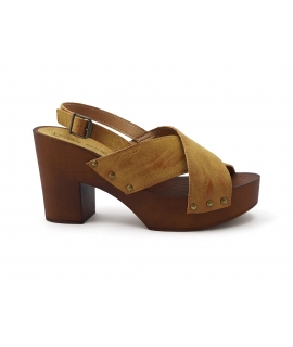VSI GAETA Schuhe Frau Sandalen Clogs Clogs Fersenriemen weben vegane Schuhe Made in Italy