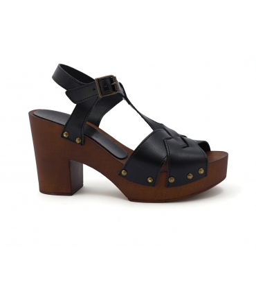 VSI TROPEA Damenschuhe Sandalen Clogs Apple Clogs Fersenriemen mit veganen Schuhen Made in Italy
