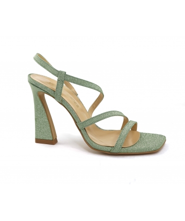 VSI CORAL Sage sandalias veganas destalonadas punta cuadrada correas de tacón zapatos veganos Made in Italy