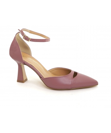 VSI AISA Decollet Vegan rose bout pointu talon rochet bride Fabriqué en Italie éco