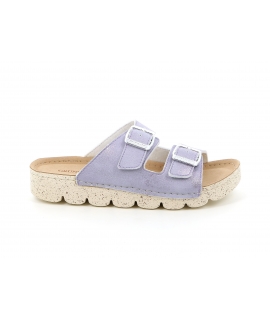 GRUNLAND VEG SOFF pantuflas doble banda vegana Mujer comodidad reciclada
