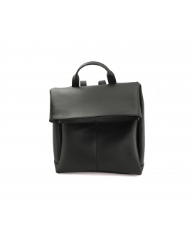 VSI BRENDA vegan backpack Women black zip made in Italy