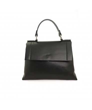 VSI IBIS Borsa vegan mela nera ecologica tracolla removibile made in Italy