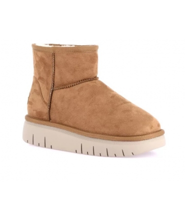 GRUNLAND vegan CHOT botte plateforme rembourrée chaude en fausse fourrure