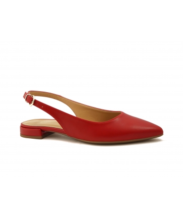 VSI MABI slingback vegan red toe strap Made in Italy