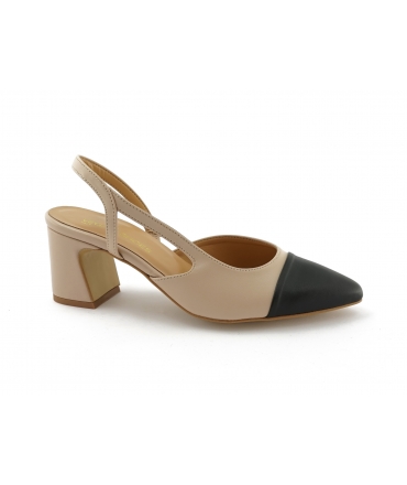 VSI NELL Décolleté Vegan Femme talon orteil bride élastique Made in Italy
