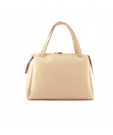 VSI ALIANA Vegan bag cream apple zip adjustable removable shoulder strap Made in Italy