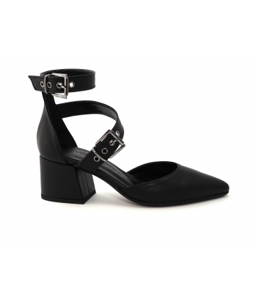 VSI DELO Zapatos Mujer Sandalias Biopolioli correa en el talón hebillas zapatos veganos Made in Italy