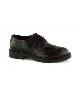 VSI LUCE Oxfords veganos Zapatos con cordones clásicos de estilo inglés con borde brillante para mujer Made in Italy