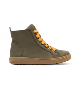 JANA Sneakers colorate Donna verde khaki riciclate lacci zip vegan
