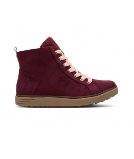 Baskets montantes vegan JANA pour femme, avec lacets et fermeture éclair, en matériaux recyclés et respectueux de l'environne
