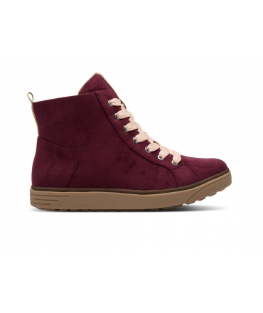 JANA Women's High-Top Vegan Sneakers with Laces and Zip, Eco-Friendly Recycled