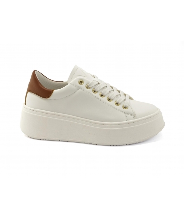 VSI PETIT Eco-friendly white corn vegan platform sneakers Made in Italy eci