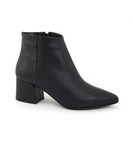 VSI SINNI stivaletti ecologici neri mais tacco punta scarpe vegan Made in Italy