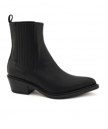 VSI SIERRA Stivaletti texani vegan neri camperos mais Made in Italy