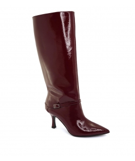 VSI VENIA vegan knee-high boots with pointed toe and heel, vegan shoes Made in Italy