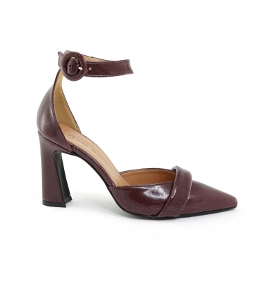 VSI NESTA Vegan décolleté orteil talon haut sangle boucle Made in Italy