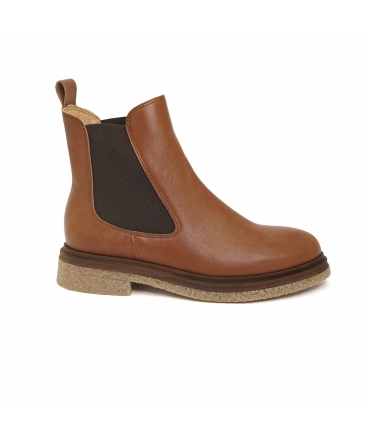 VSI ITRI Beatles botines chelsea elásticos marrones veganos zapatos veganos Made in Italy