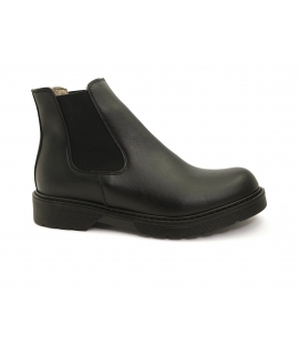 VSI TORONTO Scarponcini imbottiti Beatles Unisex neri finto pelo impermeabili