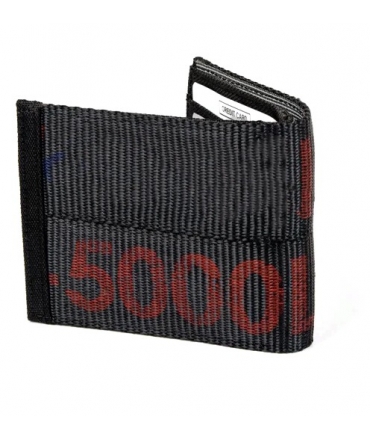 Cartera vegana JAGGERY con tarjetero y monedero reciclados y correa de carga