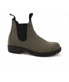 Botas Chelsea elásticas para hombre VSI TORIN grises estilo Beatles, veganas, fabricadas en Italia, ecológicas