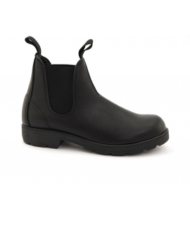 VSI TORIN Women's Black Chelsea Boot Stretchy Vegan Shoes Made in Italy Eco