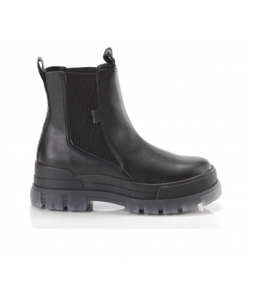 BUFFALO végétalien ASPHA CHELSEA MID beatles bottes noir végétalien semelle épaisse chaussures végétaliennes