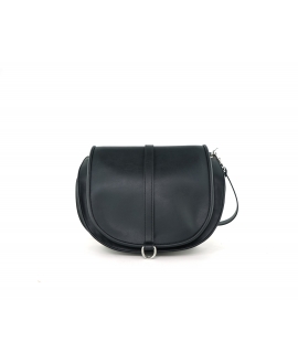 VSI INDA pequeño Bolso Vegano Negro Mujer bandolera media luna botón impermeable