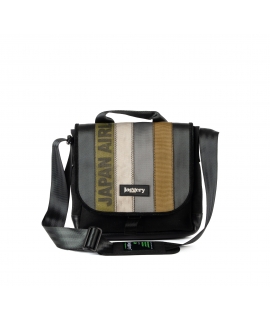 JAGGERY Recycled vegan shoulder bag strap flap