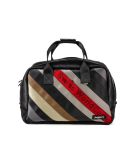 JAGGERY Carry-on travel bag recycled from seat belts, airline cargo straps