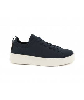 ECOALF Elioalf vegan blue plataforma sneakers calcetín reciclado cordones transpirables