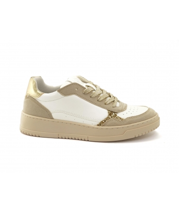 VSI VIGO Eco-Friendly Vegan Corn Sneakers with Gold Details Made in Italy