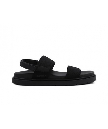 ECOALF Thais vegane Sandalen Damen dunkelgrau recycelte Bänder